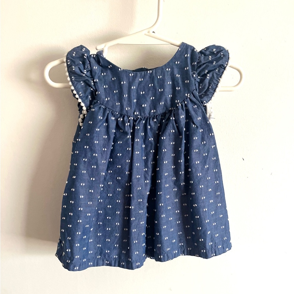 Cat & Jack Blue Polka Dot Dress